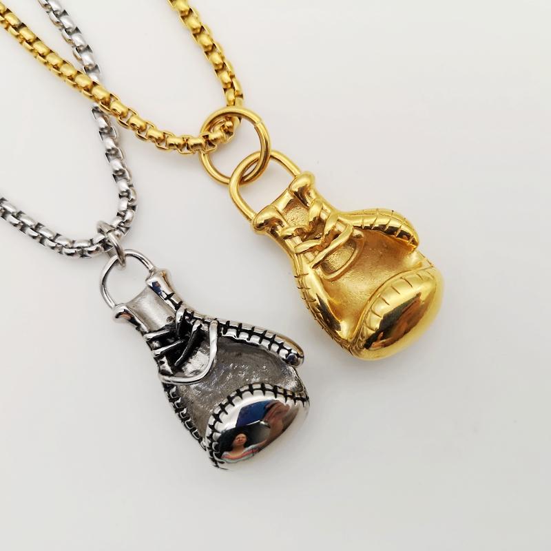 Brand Men Stainless Steel Boxing Gloves Pendant Choker Necklace Punk Baseball Glove Mens 3 Colors CARA0225 Necklaces
Brand Men Stainless Steel Boxing Gloves Pendant Choker Necklace Punk Baseball Glove Mens 3 Colors CARA0225 Necklaces