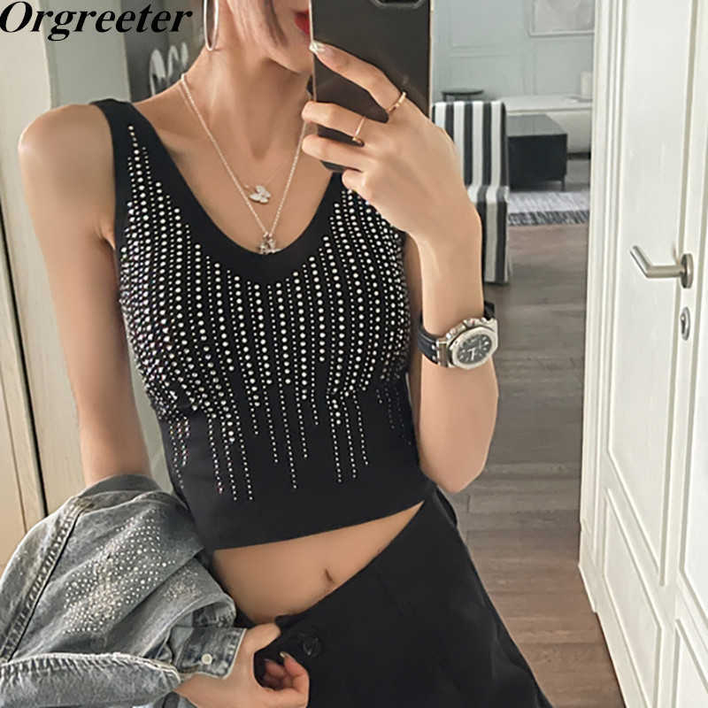 Summer Knitted Tshirt Women Sexy V-neck Bottoming Thin Camisole Female 210525, Black
Summer Knitted Tshirt Women Sexy V-neck Bottoming Thin Camisole Female 210525, Black