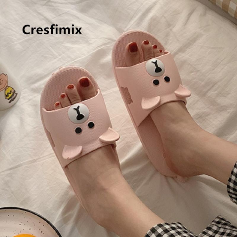 Cresfimix Women Cute Light Weight Pink Slip On Flat Slippers Lady Casual Brown Slides Female Vrouwen Pantoffels C5048, Black
Cresfimix Women Cute Light Weight Pink Slip On Flat Slippers Lady Casual Brown Slides Female Vrouwen Pantoffels C5048, Black