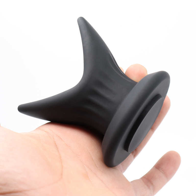 Hollow Anal Plug Tunnel Buttplug Gay Sex Toys Open Butt Enema Dilator/Shower/Speculum Expander For Anus Massage/Douche 211015