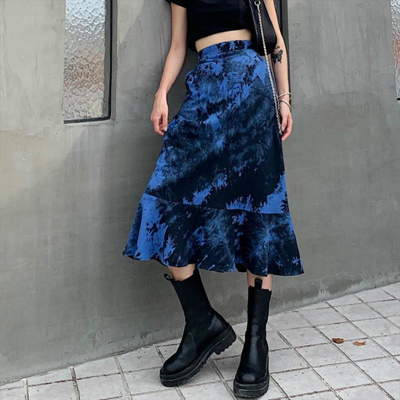 boho street fashion summer womens skirts high waist tie dye printing ruffle skirt women casual stylish bottoms clothing, Black
boho street fashion summer womens skirts high waist tie dye printing ruffle skirt women casual stylish bottoms clothing, Black