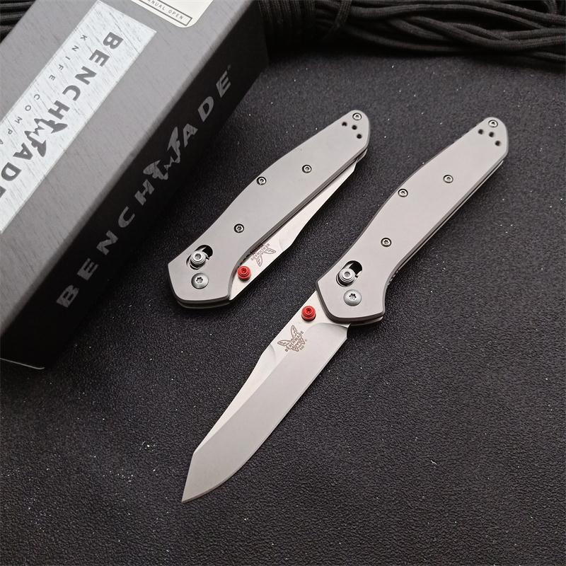 Benchmade 940 Bugout AXIS Folding Knife 3.4" M390 Satin Plain Blade TC4 Titanium Alloy Handles Pocket Knives Rescue Utility EDC 940BK 9400/9400bk Tools
Benchmade 940 Bugout AXIS Folding Knife 3.4" M390 Satin Plain Blade TC4 Titanium Alloy Handles Pocket Knives Rescue Utility EDC 940BK 9400/9400bk Tools