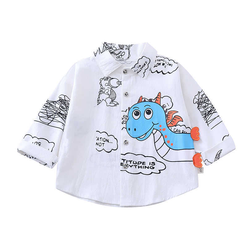 Spring Autumn Cotton Baby Boy Clothes Children Long sleeve shirt plad top tees Infant Out Kids Fashion Toddler Casual Clothing 210713