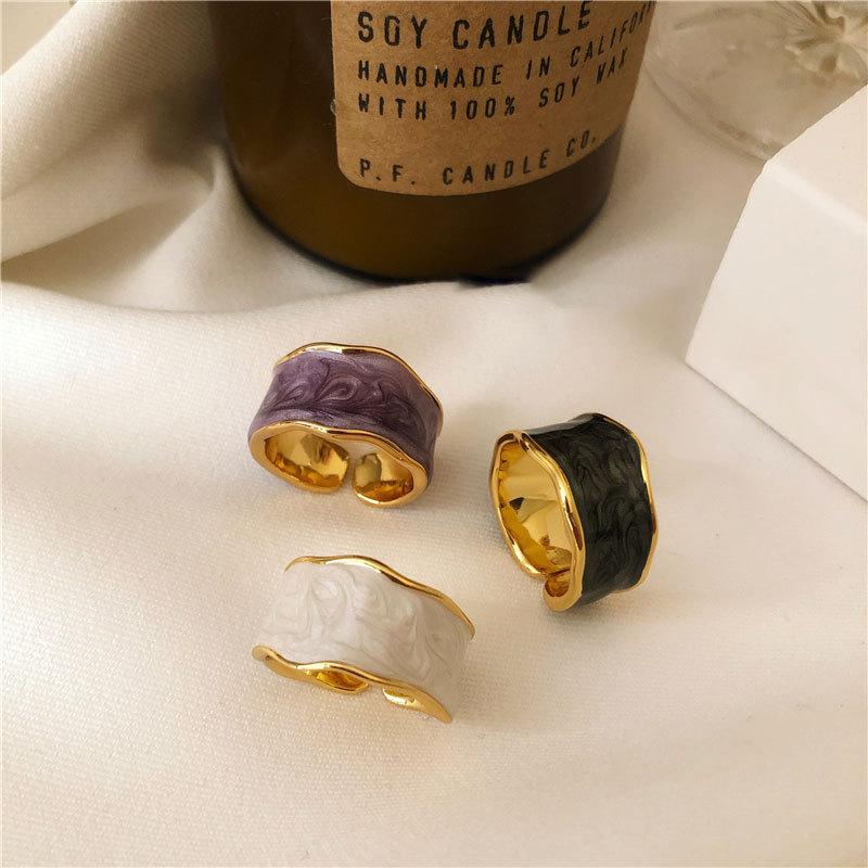 Sterling Silver Vintage Irregular Drop Glaze Rings For Women Men Elegant Party Gold Color Jewelry Gifts S-R961 Cluster, Golden;silver
Sterling Silver Vintage Irregular Drop Glaze Rings For Women Men Elegant Party Gold Color Jewelry Gifts S-R961 Cluster, Golden;silver