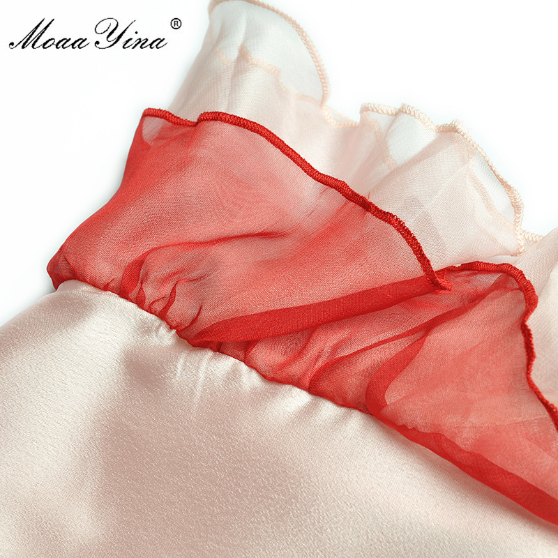 Fashion Runway dress Summer Women's Dress Butterfly Sleeve V-neck Cascading Ruffle Elegant Party Dresses 210524