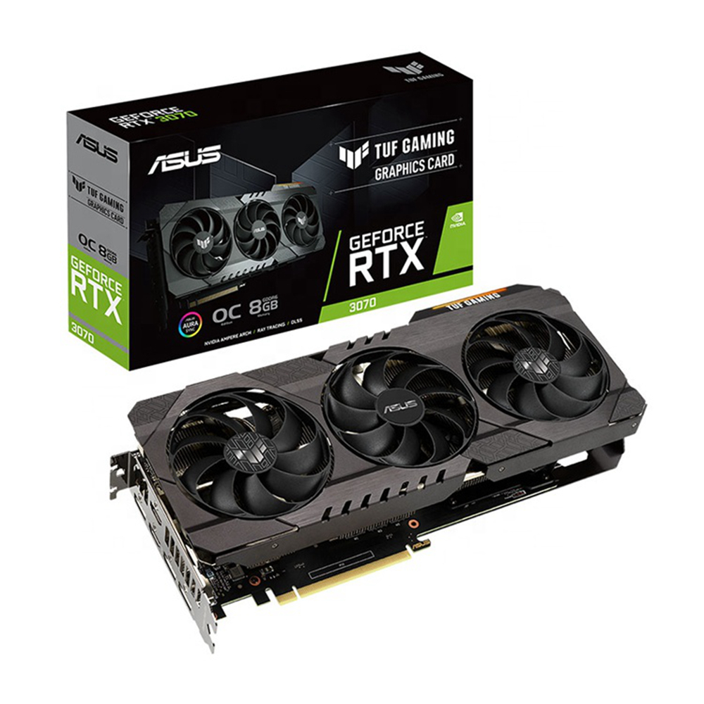 For ASUS TUF-RTX3070-O8G-GAMING 3X Gaming Graphics Cards with 14 Gbps 1845MHz Core Clock RTX 3070 Game Video Card VGA Unlocked
For ASUS TUF-RTX3070-O8G-GAMING 3X Gaming Graphics Cards with 14 Gbps 1845MHz Core Clock RTX 3070 Game Video Card VGA Unlocked