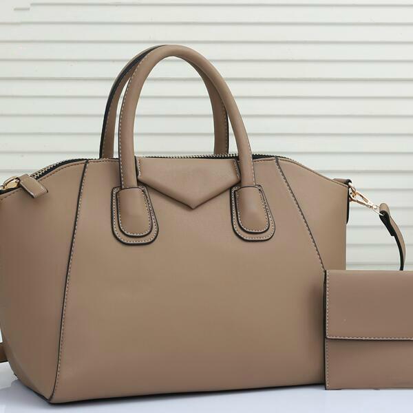 2021 Women's Fashion Bags 2 Pcs Handbag Handbags Shoulder Totes Bag Purse Wallets, Brown
2021 Women's Fashion Bags 2 Pcs Handbag Handbags Shoulder Totes Bag Purse Wallets, Brown