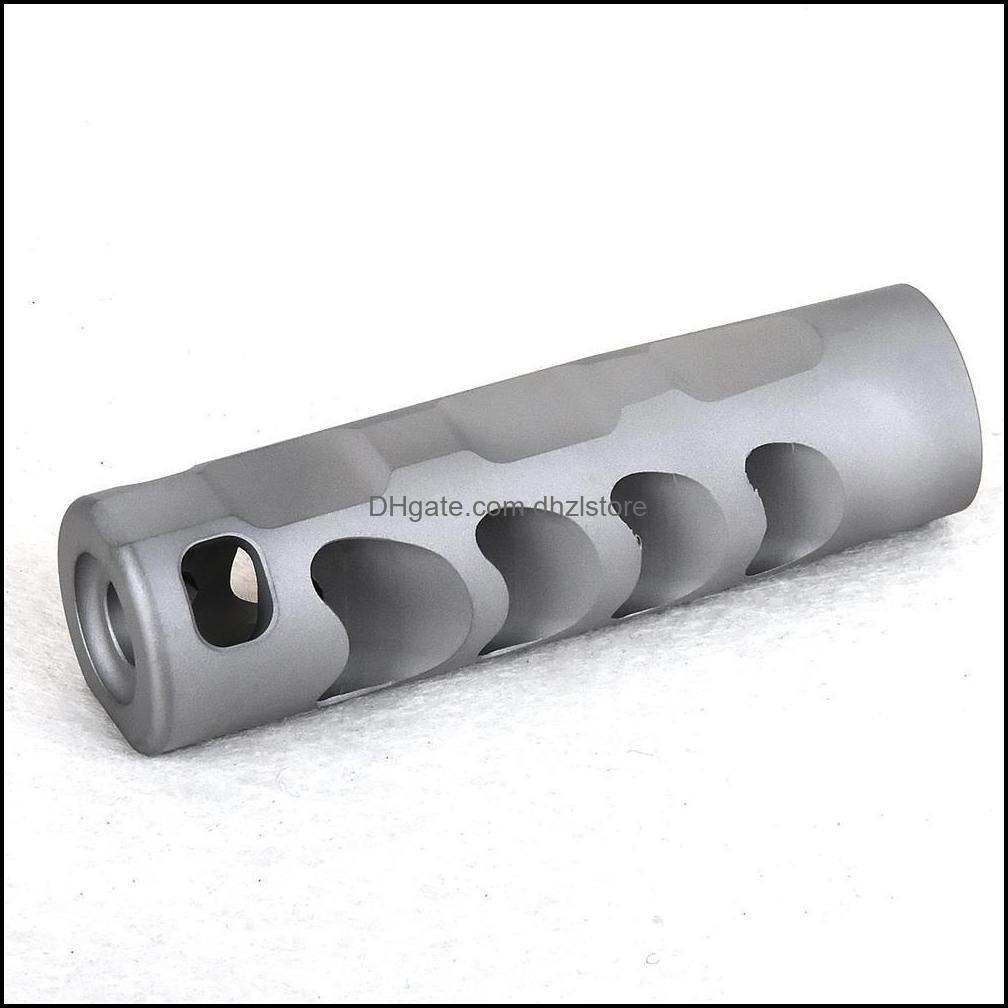 Others Tactical Aessories Gear 6.5Mm 5/8X24Rh Threads Muzzle Brake Bead Blast Finish Stainless Steel Drop Delivery 2021 Slgbq, Customize
Others Tactical Aessories Gear 6.5Mm 5/8X24Rh Threads Muzzle Brake Bead Blast Finish Stainless Steel Drop Delivery 2021 Slgbq, Customize