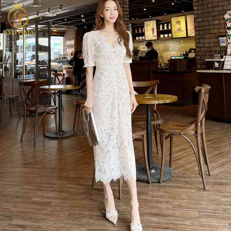 Fashion Two-Piece Summer Dress Sexy V-Neck Lace Hollow Luxury Diamond Short Sleeve Long Dresses Vestidos 210520, Picture color
Fashion Two-Piece Summer Dress Sexy V-Neck Lace Hollow Luxury Diamond Short Sleeve Long Dresses Vestidos 210520, Picture color