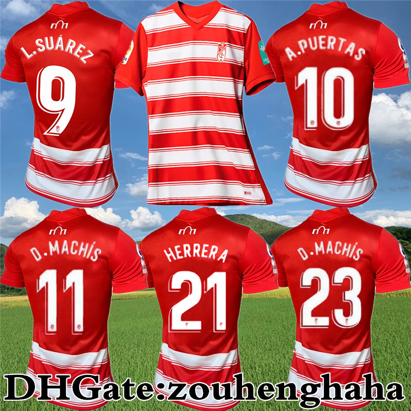 Camiseta 1ª Granada CF L.SUÁREZ Soccer Jerseys 2021 22 Home D.MACHÍS A.PUERTAS L.MILLA Football Shirt Kit DOMINGOS D. SORO C.NEVA MOLINA Monchu Luis Abram Maillots de Foot, Home +patch
Camiseta 1ª Granada CF L.SUÁREZ Soccer Jerseys 2021 22 Home D.MACHÍS A.PUERTAS L.MILLA Football Shirt Kit DOMINGOS D. SORO C.NEVA MOLINA Monchu Luis Abram Maillots de Foot, Home +patch