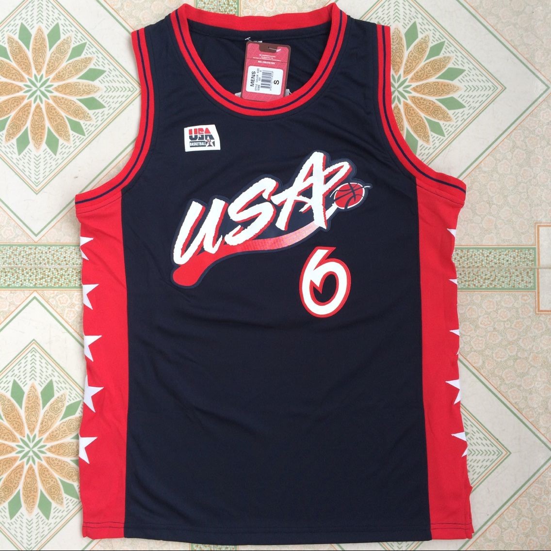 1996 Atlanta Olympic Games Basketball Jerseys Team American dream 3 Anfernee Hardaway usa #6 black embroidered Jersey Tops
1996 Atlanta Olympic Games Basketball Jerseys Team American dream 3 Anfernee Hardaway usa #6 black embroidered Jersey Tops