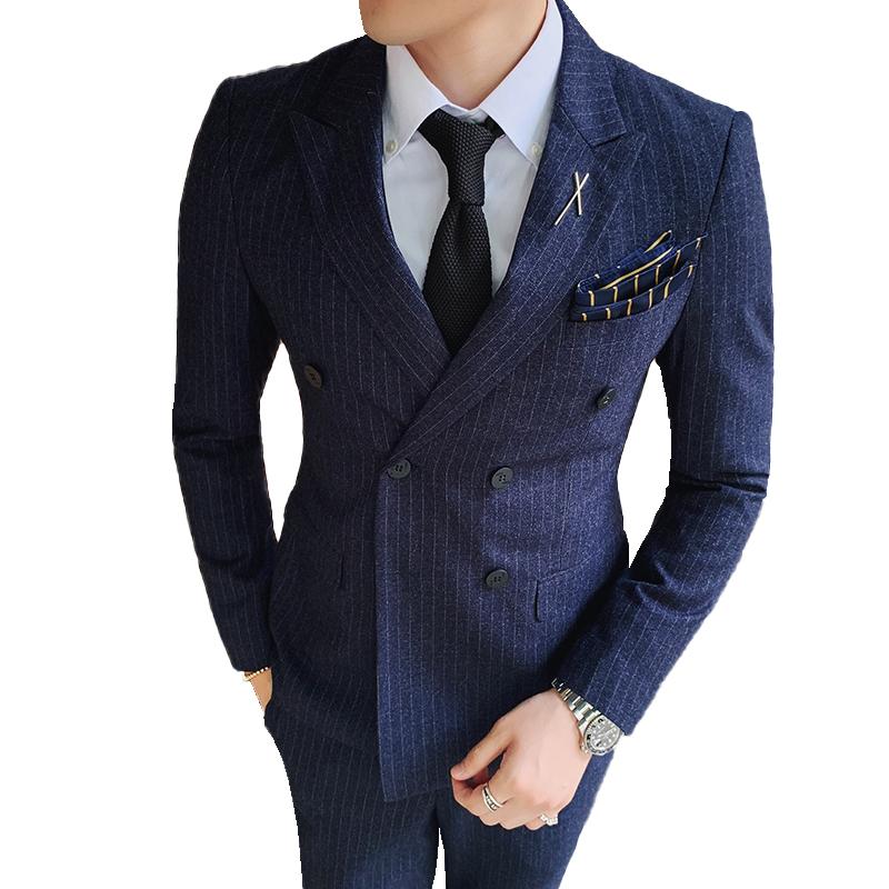 Men's Suits & Blazers ( Jacket + Vest Pants ) Brand Boutique High Quality Fashion Striped Mens Formal Business Suit Groom Wedding Dress 3 Pc, White;black
Men's Suits & Blazers ( Jacket + Vest Pants ) Brand Boutique High Quality Fashion Striped Mens Formal Business Suit Groom Wedding Dress 3 Pc, White;black