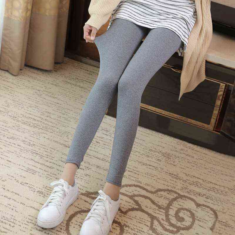 Casual Thicken Cotton Leggings Women Fall Fitness Slim Fit Ankle Length Lable High Elastic Pants Female Plus Size 211215
