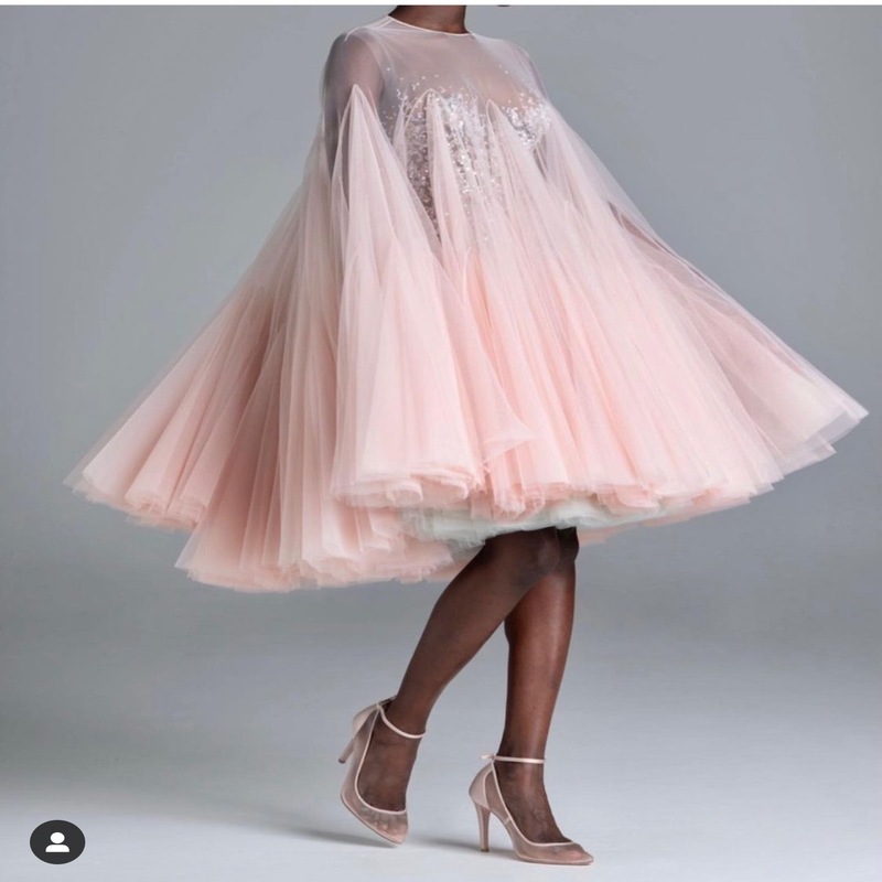 Women Dress O Neck Flare Sleeve Mesh es Fairy Pink Ball Gown Temperament Party es Loose Plus Size Summer 210513