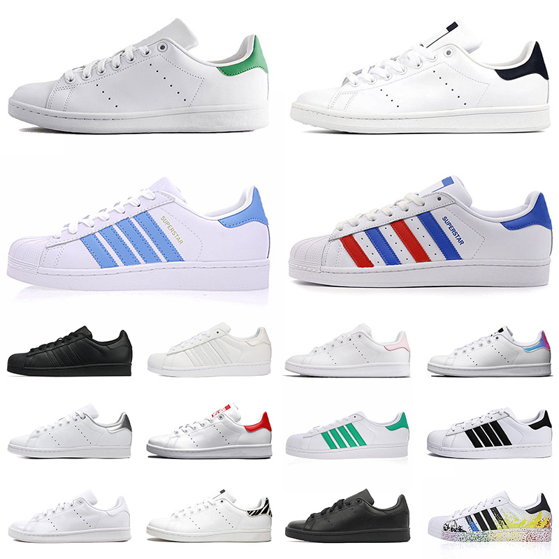 Stan Smith Superstar Men's Women's Outdoor Shoes Designer Sneakers Triple Black White Oreo Gold Pink Blue Green Luxurys Designers Superstars Sports Fashion Trainers, B11 36-45
Stan Smith Superstar Men's Women's Outdoor Shoes Designer Sneakers Triple Black White Oreo Gold Pink Blue Green Luxurys Designers Superstars Sports Fashion Trainers, B11 36-45
