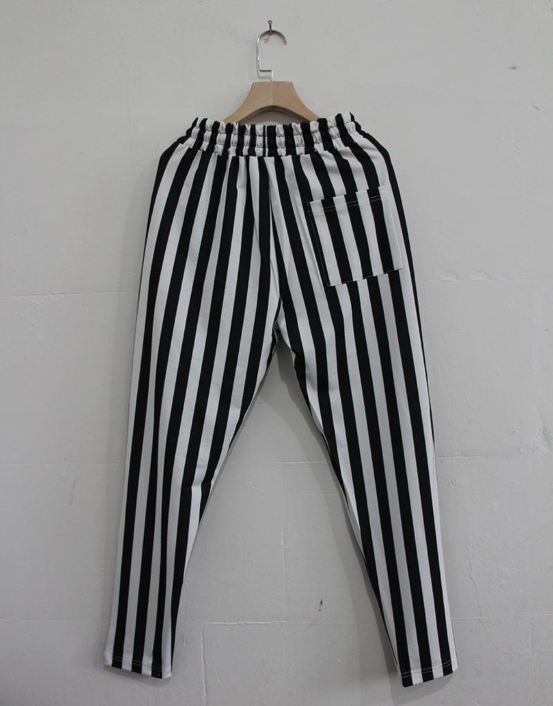 Black and White Stripes Mens Joggers Casual Pants Fitness Men Sportswear Tracksuit Bottoms Skinny Sweatpants Trousers T200102