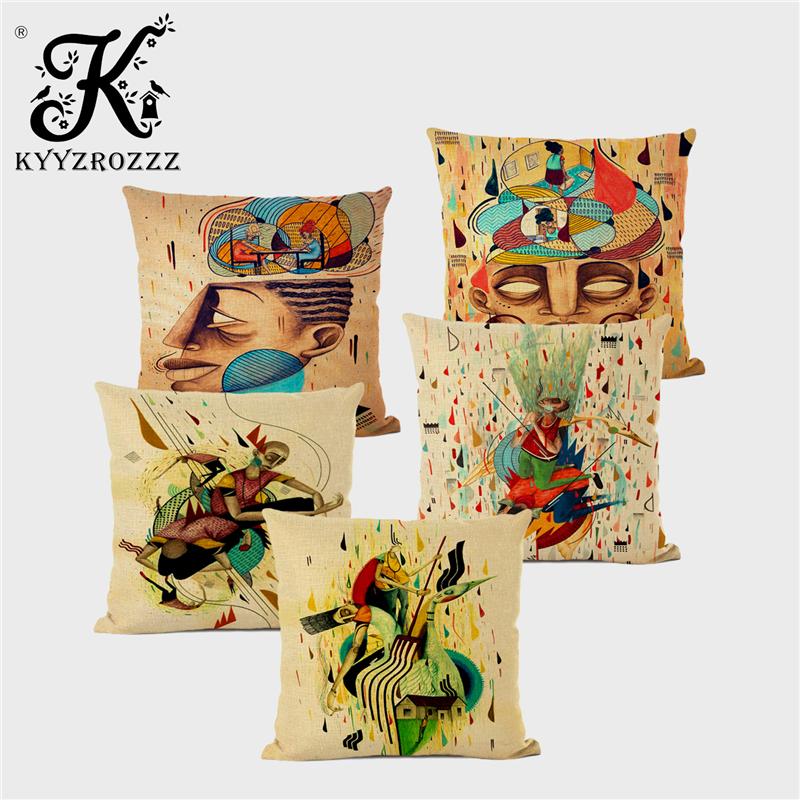 African Art Deco Pillowcase Fantasy Painting Abstract Cushion Cover Color Oil Cafe El Home Sofa Throw Cushion/Decorative Pillow
African Art Deco Pillowcase Fantasy Painting Abstract Cushion Cover Color Oil Cafe El Home Sofa Throw Cushion/Decorative Pillow
