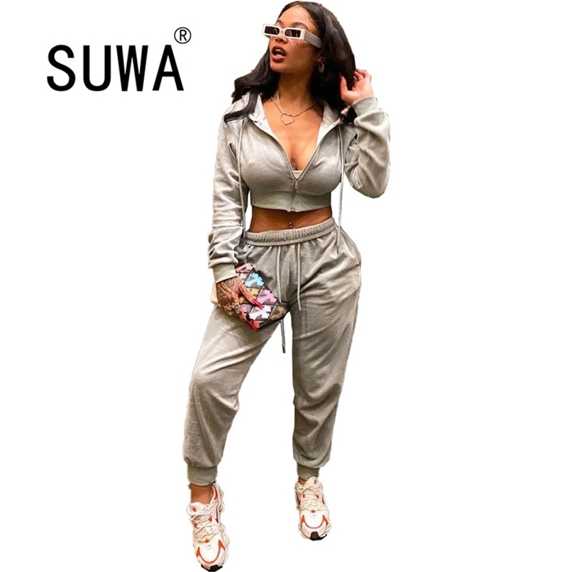 INS Korean Style Tracksuit Womens Two Piece Outfits Zipper Long Sleeve Hoodies Jacket Top Baggy Pants Trousers Matching Sets 210525, Black
INS Korean Style Tracksuit Womens Two Piece Outfits Zipper Long Sleeve Hoodies Jacket Top Baggy Pants Trousers Matching Sets 210525, Black