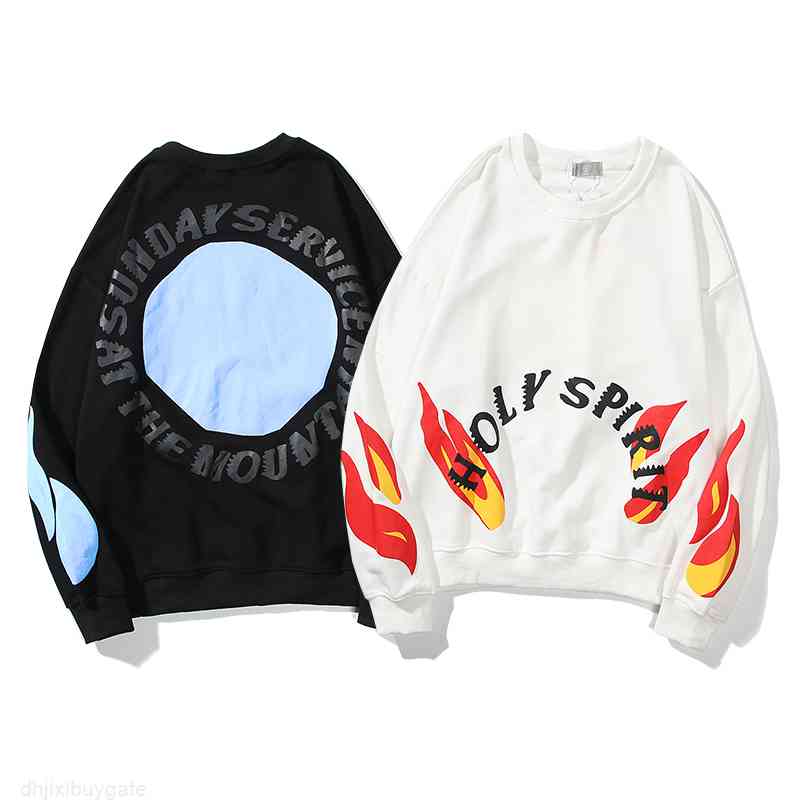 Kanye West Holy Spirit Flame Pattern Sweatshirt Men and Women Stanger Things Hip Hop Loose Hoody Streetwear Oversize Hoodies, Black
Kanye West Holy Spirit Flame Pattern Sweatshirt Men and Women Stanger Things Hip Hop Loose Hoody Streetwear Oversize Hoodies, Black