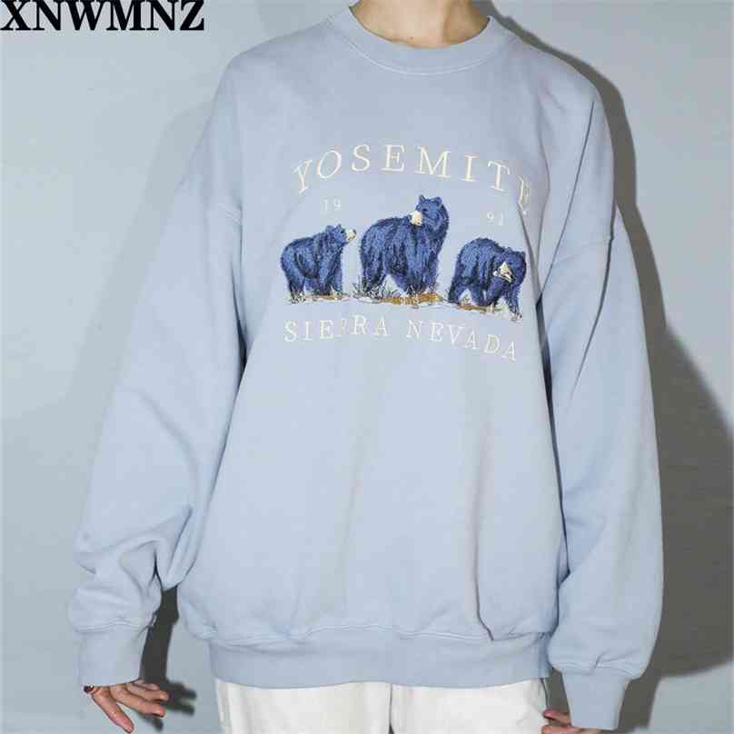 Oversize girls embroidery blue sweatshirts autumn fashion ladies elegant loose pullovers female cute sweatshirt women chic 210520, Navy blue
Oversize girls embroidery blue sweatshirts autumn fashion ladies elegant loose pullovers female cute sweatshirt women chic 210520, Navy blue