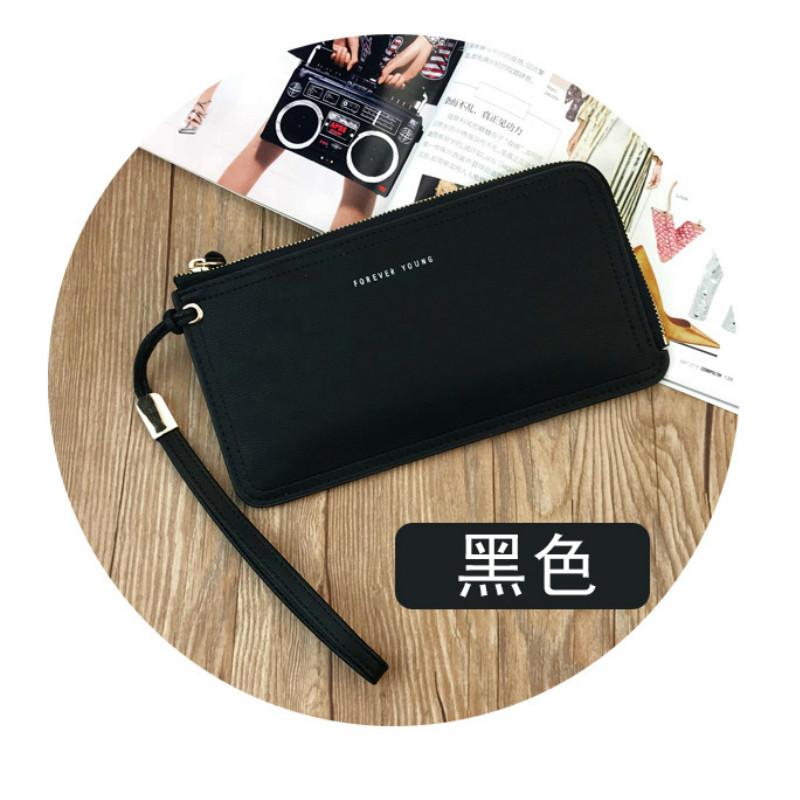 Wallets Women's Wallet Long Korean Fashion Zip Phone Case Purse Ultra-thin Clutch Large Capacity With Multiple Cards Coin Boutique