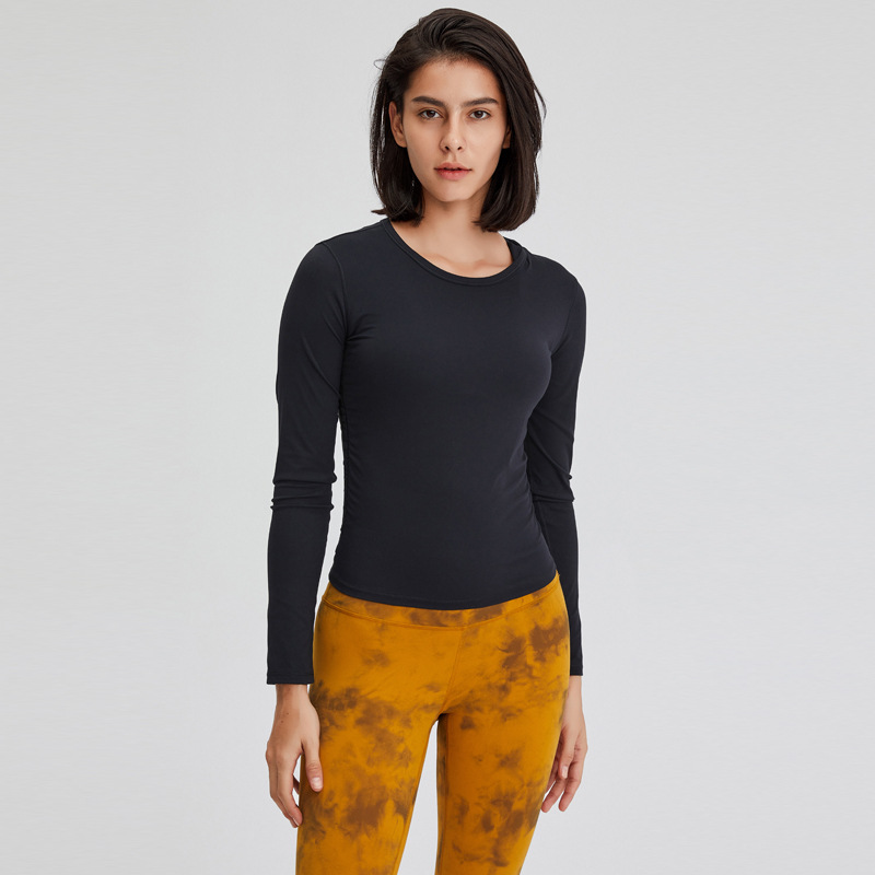 L93 Women Long Sleeve T Shirts Outfit Side Waist Elastic Folds Sports Tops Fitness Shirt Stretchy Slim Skin-Friendly Yoga Top for On the Move, White
L93 Women Long Sleeve T Shirts Outfit Side Waist Elastic Folds Sports Tops Fitness Shirt Stretchy Slim Skin-Friendly Yoga Top for On the Move, White
