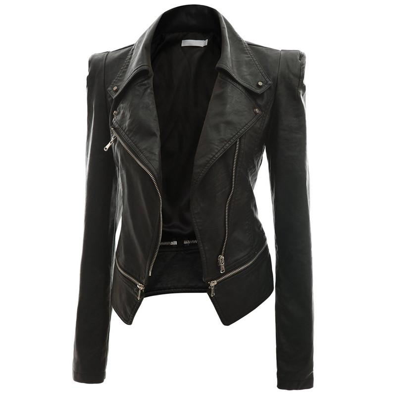 QNPQYX fashion women short black jacket coat autumn sexy steampunk motorcycle Faux leather jacket female gothic coat
QNPQYX fashion women short black jacket coat autumn sexy steampunk motorcycle Faux leather jacket female gothic coat