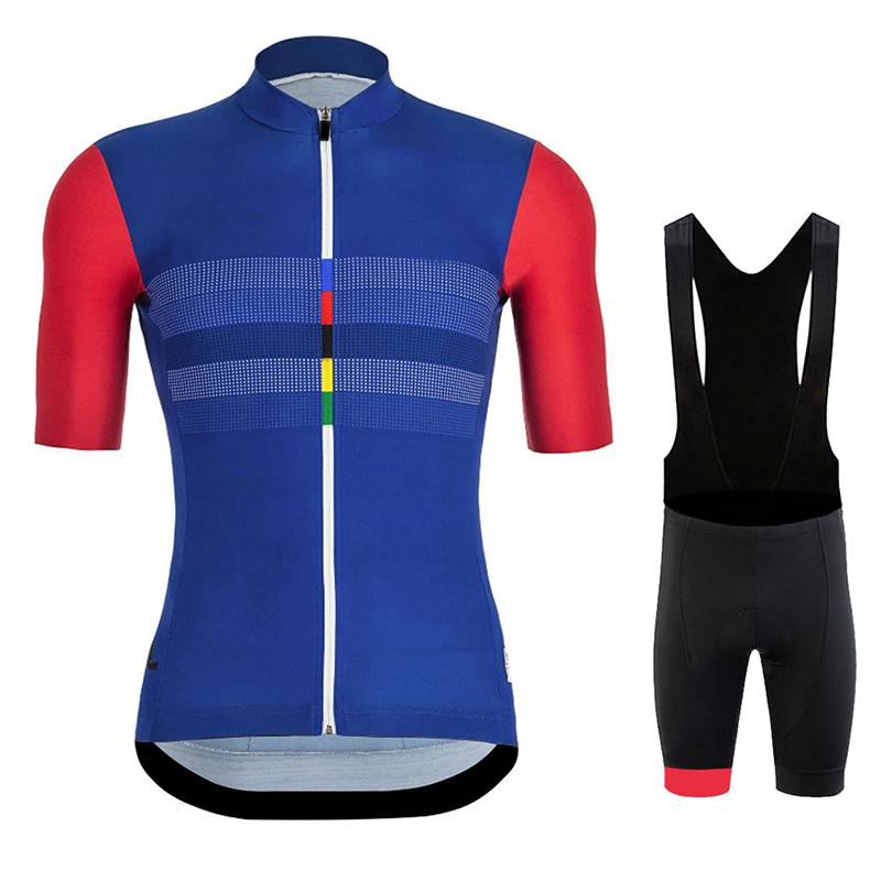 Racing Sets Cycling Jersey Set Breathable Quick-Dry Summer MTB Bicycle Road Riding Sportswear Suit Short Sleeve For Men Ropa Ciclismo, Black;blue
Racing Sets Cycling Jersey Set Breathable Quick-Dry Summer MTB Bicycle Road Riding Sportswear Suit Short Sleeve For Men Ropa Ciclismo, Black;blue