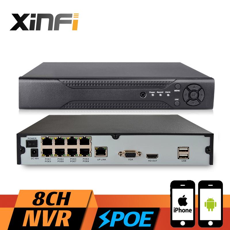 8CH PoE NVR 8 Channel Security CCTV Recorder With Ports 1080P ONVIF 2.0 For IP Camera System Kits, Black;white
8CH PoE NVR 8 Channel Security CCTV Recorder With Ports 1080P ONVIF 2.0 For IP Camera System Kits, Black;white