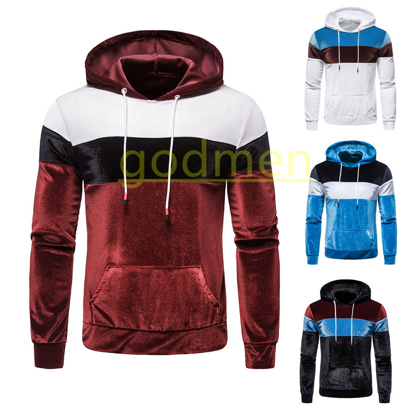 New Fashion Men Corduroy Sweater Hooded Hoodies Mens Color Matching Sweatshirts Man High Quality Pullovers Clothing S-2XL, Black
New Fashion Men Corduroy Sweater Hooded Hoodies Mens Color Matching Sweatshirts Man High Quality Pullovers Clothing S-2XL, Black