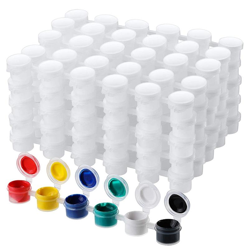 Gift Sets 50 Strips Empty Paint Cup Pots Clear Storage Containers Mini Painting Pot 3Ml/ 0.1 Oz
Gift Sets 50 Strips Empty Paint Cup Pots Clear Storage Containers Mini Painting Pot 3Ml/ 0.1 Oz