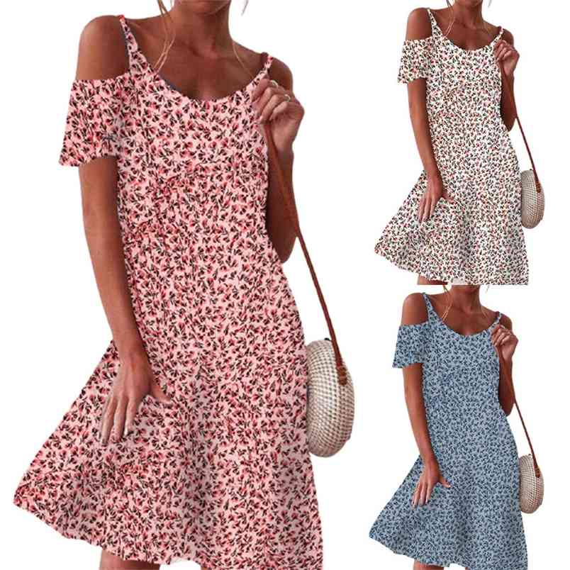 Women' Small Floral Digital Printing Loose Strapless Dress Women Fashion Boho A-Line Pullover Summer Femme Robe 210517, Pink
Women' Small Floral Digital Printing Loose Strapless Dress Women Fashion Boho A-Line Pullover Summer Femme Robe 210517, Pink