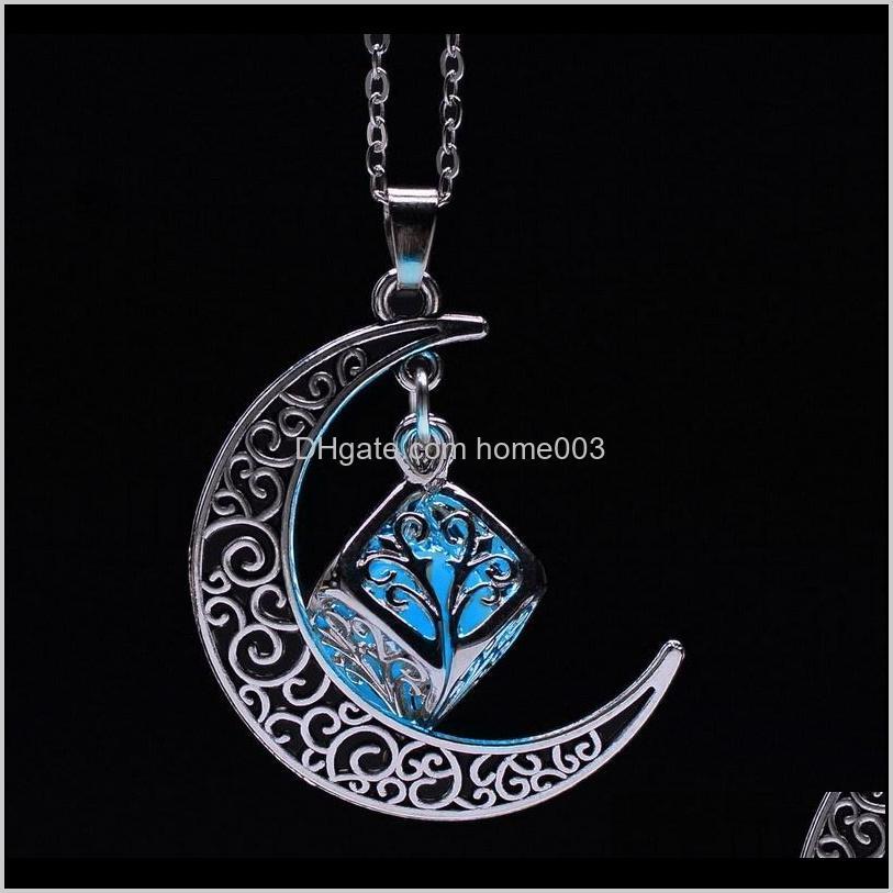 High Quality Moon Star Glowing Necklace Alloy Plated Pendant Jewelry Vjbo4 Uwova, Silver
High Quality Moon Star Glowing Necklace Alloy Plated Pendant Jewelry Vjbo4 Uwova, Silver