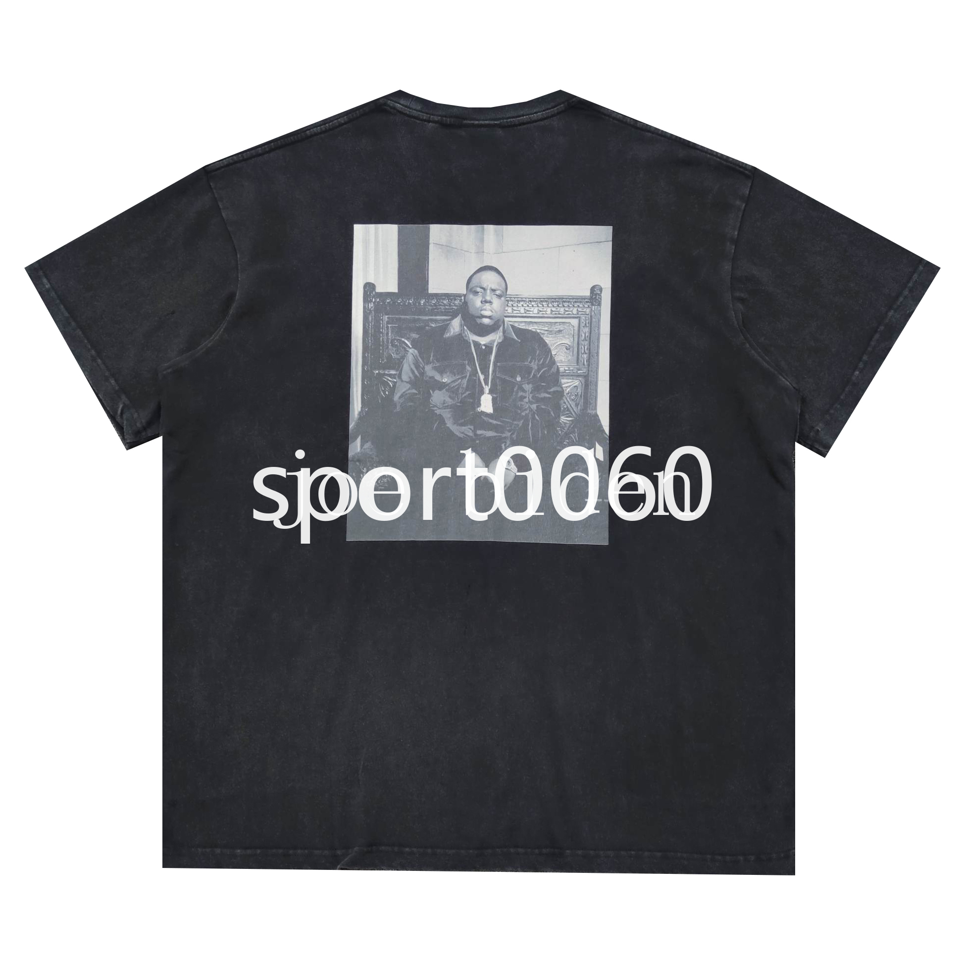 Kith Joint-Name Legendary Hip Hop Singer Big Photo Printed T-shirt Worn Looking Washed-out round Neck High Street Maychao Short Sleeve, Washable black
Kith Joint-Name Legendary Hip Hop Singer Big Photo Printed T-shirt Worn Looking Washed-out round Neck High Street Maychao Short Sleeve, Washable black