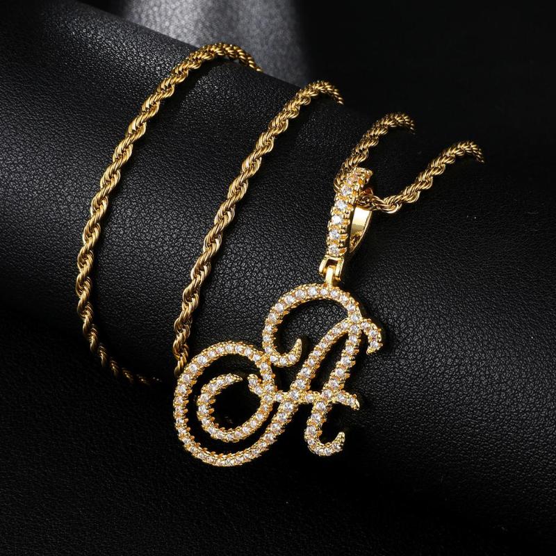 Pendant Necklaces Famous Cubic Zircon Aesthetic Alphabet Pendants A-Z Letter Necklace Shinning 26 Initial Collares, Silver
Pendant Necklaces Famous Cubic Zircon Aesthetic Alphabet Pendants A-Z Letter Necklace Shinning 26 Initial Collares, Silver
