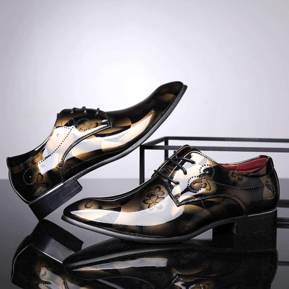Large Size Casual Business Shoes Men Platform Dress Fashion Glossy Leather Banquet Luxury Party Zapatos Hombre, Black
Large Size Casual Business Shoes Men Platform Dress Fashion Glossy Leather Banquet Luxury Party Zapatos Hombre, Black
