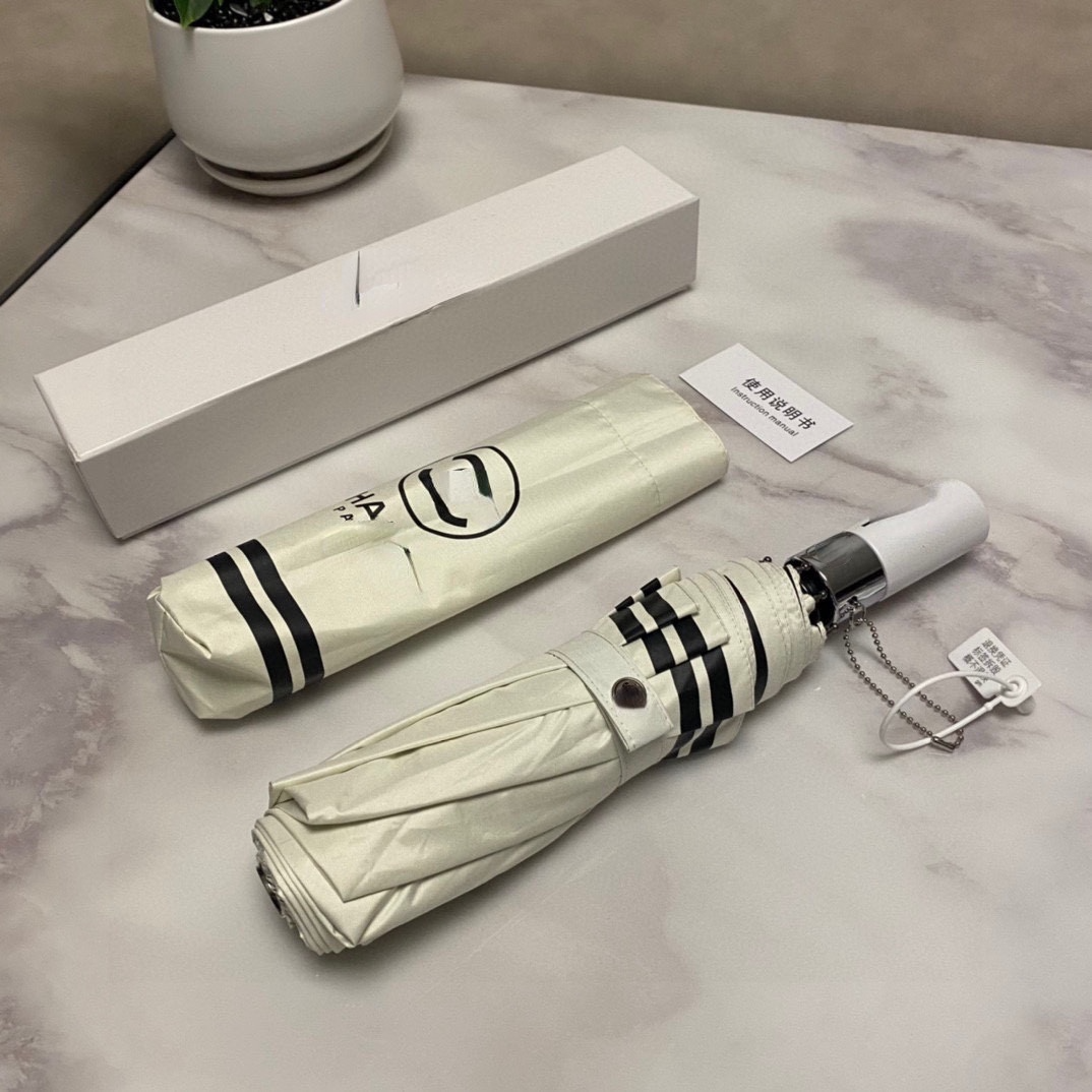 Portable Automatic Umbrellas Fashion Design Printed Simple series Fully Folding Suntan Umbrella