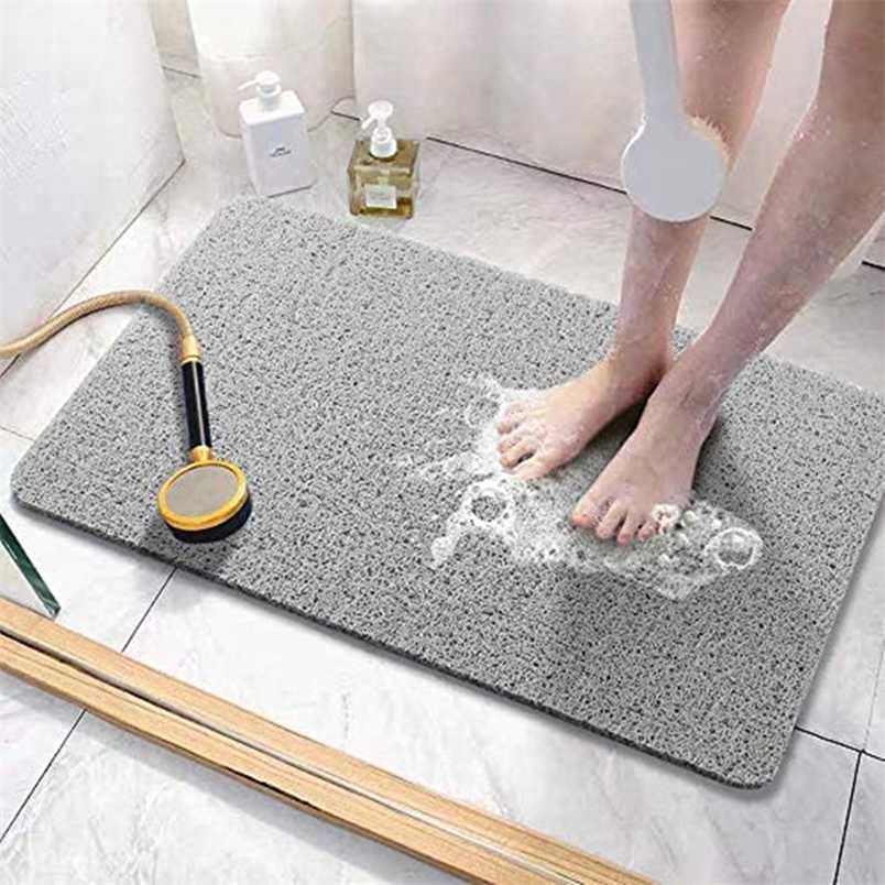 Shower mat Non-slip comfortable bathtub mat with drainage device, PVC loofah waterproof floor mats for wet areas, fast drying 211130
Shower mat Non-slip comfortable bathtub mat with drainage device, PVC loofah waterproof floor mats for wet areas, fast drying 211130
