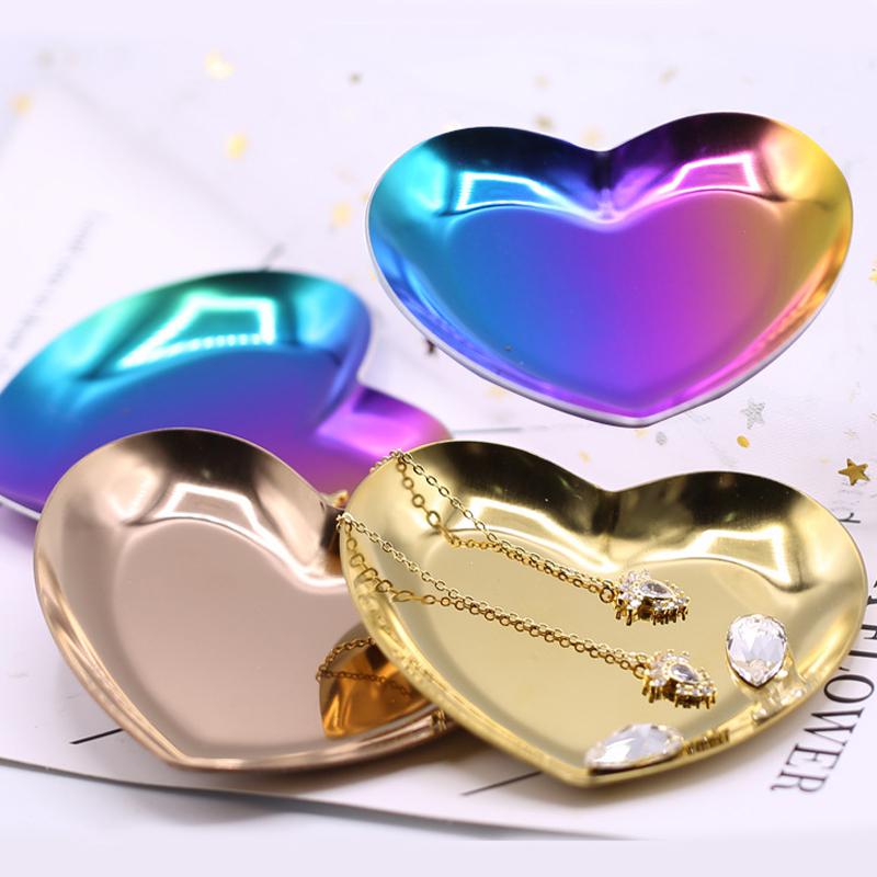 2021 Metal Storage Tray Rose Gold Gradient Jewelry Rhinestone Nail Art Tips Plate Heart Display Nail Art Manicure Salon Tools 
2021 Metal Storage Tray Rose Gold Gradient Jewelry Rhinestone Nail Art Tips Plate Heart Display Nail Art Manicure Salon Tools
