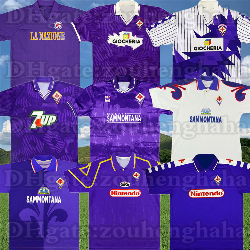 1989 90 Retro Fiorentina BATISTUTA Classic Soccer Jersey 91 92 93 94 95 96 97 98 99 00 RUI COSTA Ancient Football shirt, 92/93 home
1989 90 Retro Fiorentina BATISTUTA Classic Soccer Jersey 91 92 93 94 95 96 97 98 99 00 RUI COSTA Ancient Football shirt, 92/93 home