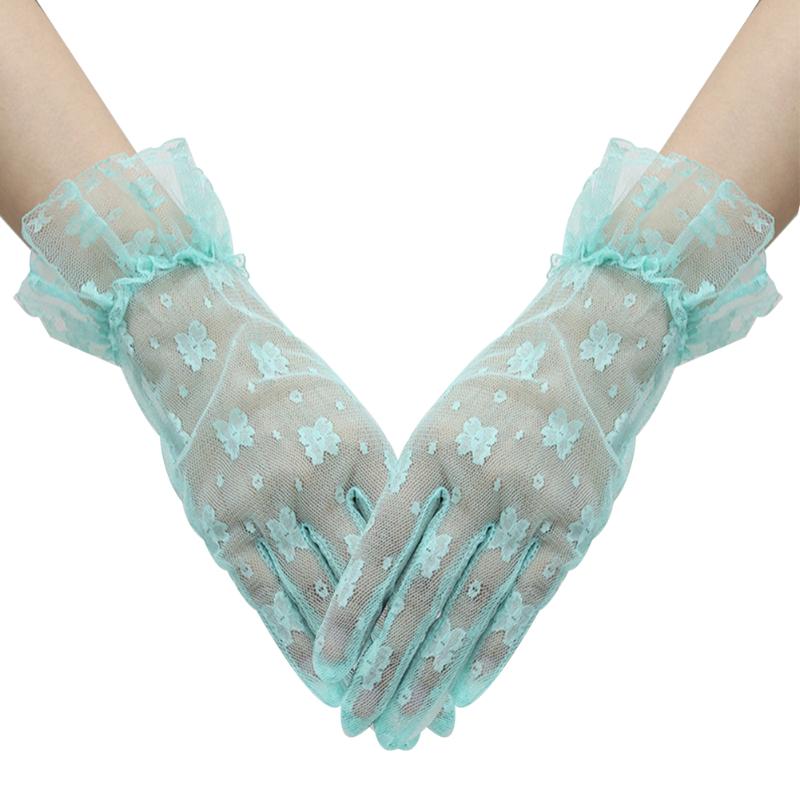 Bridal Gloves Bride Wedding Lace Embroidered Short Mesh Dress Mittens Cosplay Costume For Woman Lake Green 1, As pic
Bridal Gloves Bride Wedding Lace Embroidered Short Mesh Dress Mittens Cosplay Costume For Woman Lake Green 1, As pic