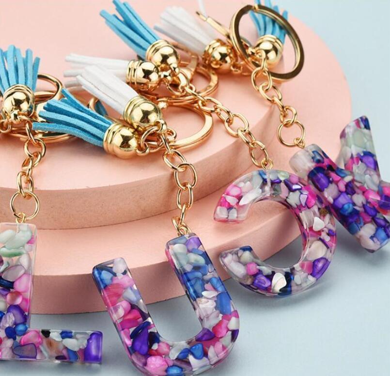 50 pieces Beautiful and fashionable 26 English alphabet keychain transparent acrylic crystal tassel pendant bag pendant pendant Christmas gift
50 pieces Beautiful and fashionable 26 English alphabet keychain transparent acrylic crystal tassel pendant bag pendant pendant Christmas gift