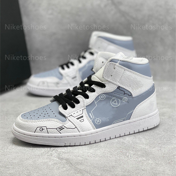 1 Mid Reverse Designer Skate Shoe Black White Toe LOADING Basketball shoes Outdoor Trainers, 01
1 Mid Reverse Designer Skate Shoe Black White Toe LOADING Basketball shoes Outdoor Trainers, 01