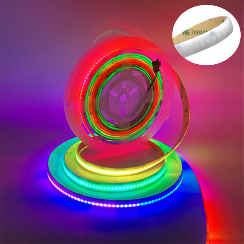 Strips 12V WS2811 COB Pixel LED Strip Light 5M 216LEDs/m IP65 Waterproof SMD3535 RGB Dream Color Programmable 16703 Flexible Lamp Tape
Strips 12V WS2811 COB Pixel LED Strip Light 5M 216LEDs/m IP65 Waterproof SMD3535 RGB Dream Color Programmable 16703 Flexible Lamp Tape