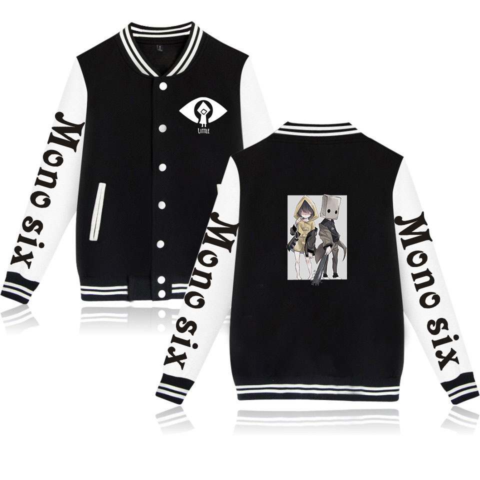 Hot Game Little Nightmares 2 Baseball Jacket Men Bomber Jacket Outerwear Streetwear Casual Tracksuit Hip Hop Hoodies Sweatshirt, 001
Hot Game Little Nightmares 2 Baseball Jacket Men Bomber Jacket Outerwear Streetwear Casual Tracksuit Hip Hop Hoodies Sweatshirt, 001