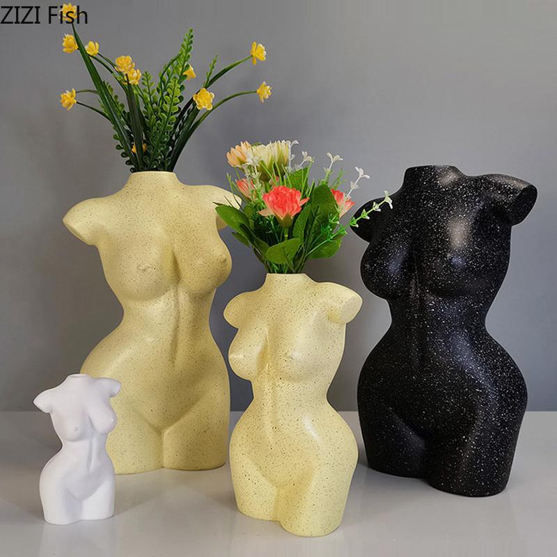 Modern Resin Abstract Woman Nude Vase Flower Arrangement Bouquet Countertop Decoration Body Art Home Accessories Vases
Modern Resin Abstract Woman Nude Vase Flower Arrangement Bouquet Countertop Decoration Body Art Home Accessories Vases