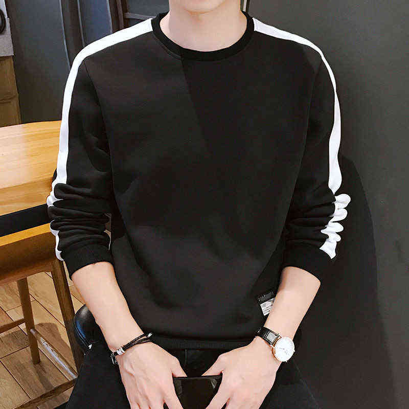 Men's Hoodies Long Sleeve Sweatshirt Winter Solid Color Army Green Sweatshirt Streetwear Slim Hoodies Men M-4XL Big Size 211106