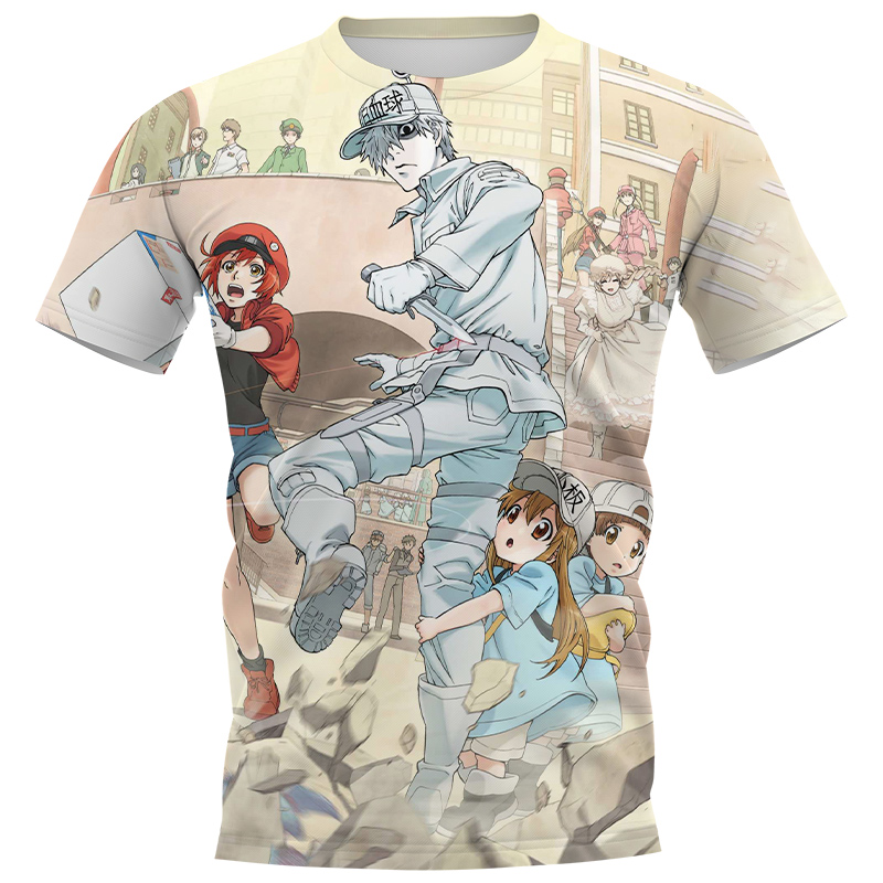CLOOCL Anime Cells At Work 3D Printed T-shirts Mens Casual Clothes Slim Short Sleeve Street Style T Shirts Teens Tops, #1
CLOOCL Anime Cells At Work 3D Printed T-shirts Mens Casual Clothes Slim Short Sleeve Street Style T Shirts Teens Tops, #1
