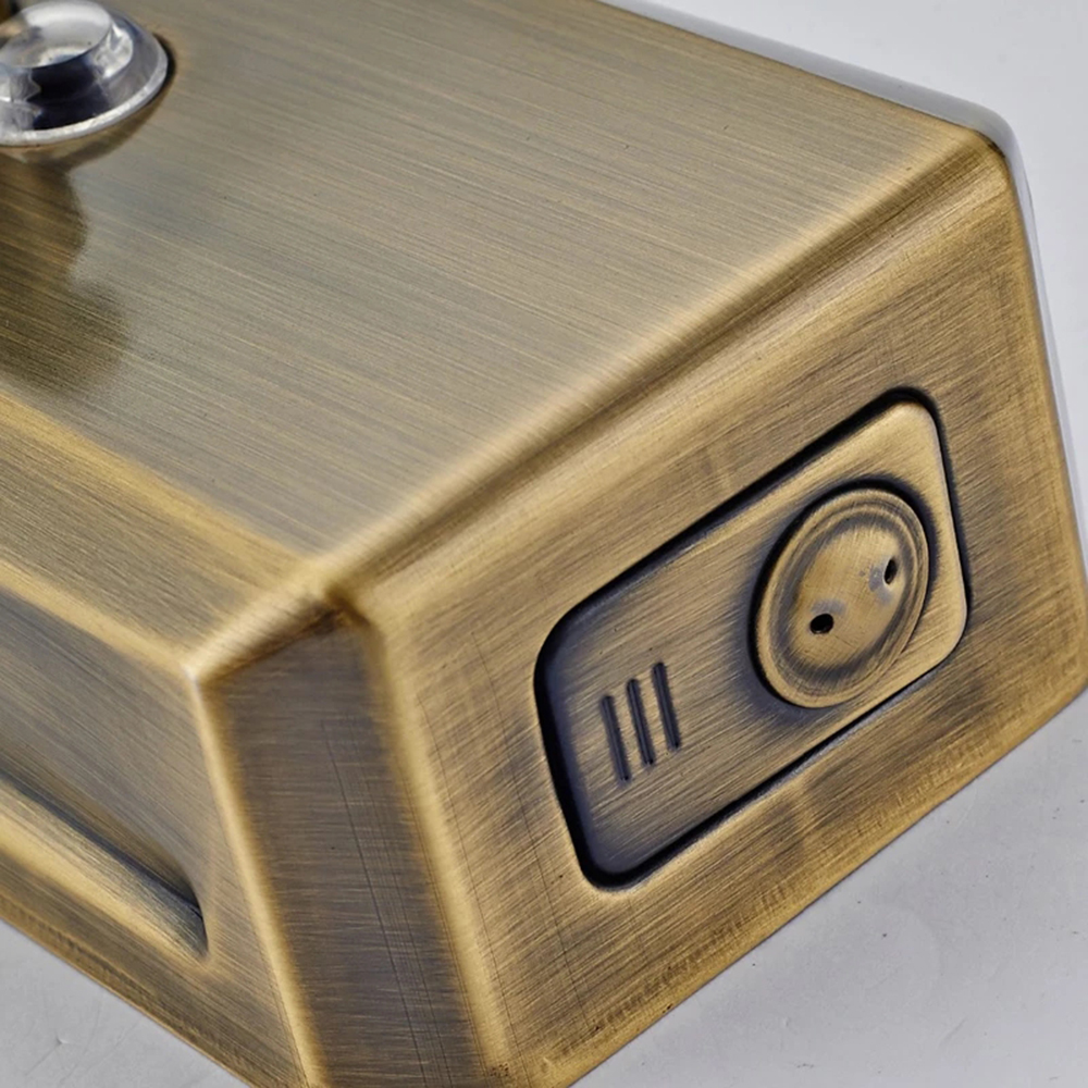 Wall Mounted Antique Bronze 800ml Liquid Hand Soap Dispenser Stainless Steel Bathroom Accessories Pump Sanitizer Kitchen3843380