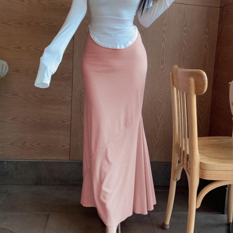 Skirts Cotton Women Skirt Soft Trumpet 2022 Fashion Summer High Waist Solid Party Casual Satin Female Office Lady, Black
Skirts Cotton Women Skirt Soft Trumpet 2022 Fashion Summer High Waist Solid Party Casual Satin Female Office Lady, Black